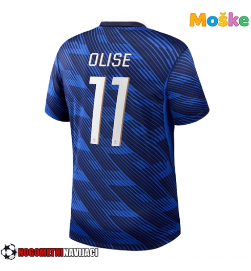 Moške Nogometnih dresov Francija Michael Olise #11 Domači SP 2026 Kratki rokavi Moške Nogometnih dresov Francija Michael Olise #11 Domači SP 2026 Kratki rokavi
